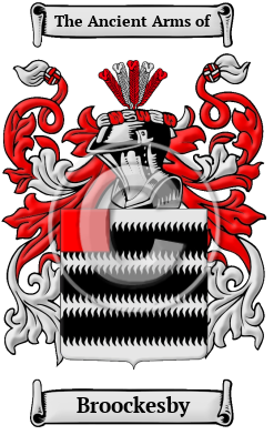 Broockesby Family Crest/Coat of Arms