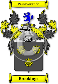 Brookings Family Crest Download (jpg) Legacy Series - 150 DPI
