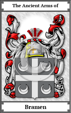 Bramen Family Crest Download (JPG)  Book Plated - 150 DPI