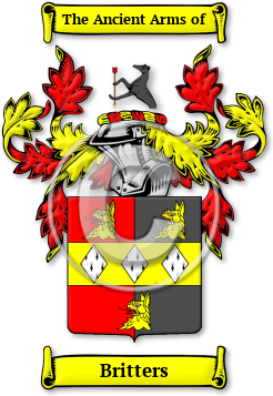 Britters Family Crest Download (JPG) Legacy Series - 600 DPI
