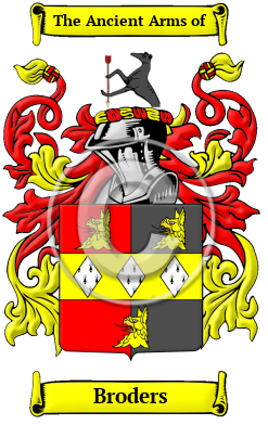 Broders Family Crest/Coat of Arms