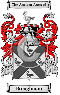 Broughman Family Crest/Coat of Arms