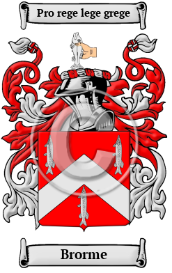 Brorme Family Crest/Coat of Arms