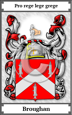 Broughan Family Crest Download (JPG)  Book Plated - 150 DPI
