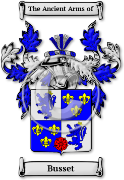 Busset Family Crest Download (JPG) Legacy Series - 600 DPI