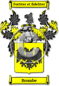 Brombe Family Crest Download (jpg) Legacy Series - 150 DPI