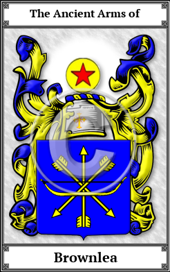 Brownlea Family Crest Download (JPG) Book Plated - 600 DPI