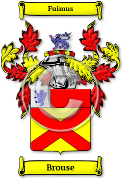 Brouse Family Crest Download (jpg) Legacy Series - 150 DPI