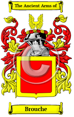 Brouche Family Crest/Coat of Arms
