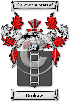 Brokaw Family Crest Download (jpg) Legacy Series - 150 DPI