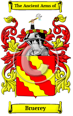 Bruerey Family Crest/Coat of Arms