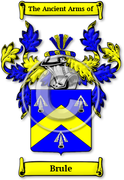 Brule Family Crest Download (jpg) Legacy Series - 150 DPI