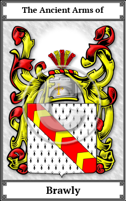 Brawly Family Crest Download (JPG)  Book Plated - 150 DPI