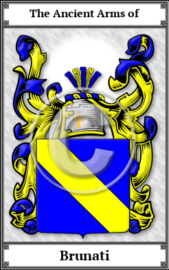Brunati Family Crest Download (JPG)  Book Plated - 150 DPI