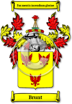 Brunt Family Crest Download (JPG) Legacy Series - 600 DPI