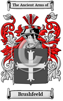 Brushfeeld Family Crest/Coat of Arms