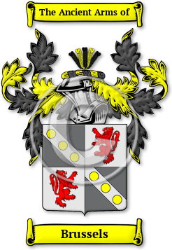 Brussels Family Crest Download (jpg) Legacy Series - 150 DPI