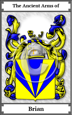 Brian Family Crest Download (JPG)  Book Plated - 150 DPI