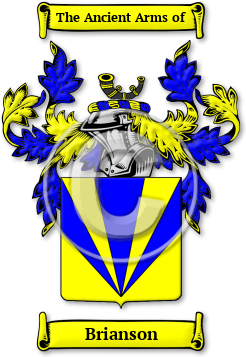 Brianson Family Crest Download (jpg) Legacy Series - 150 DPI