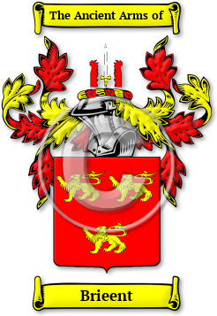 Brieent Family Crest Download (JPG) Legacy Series - 600 DPI