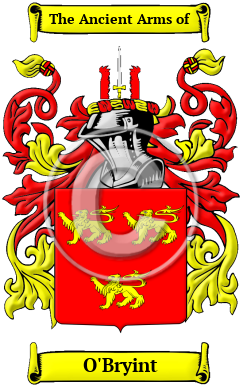 O'Bryint Family Crest/Coat of Arms