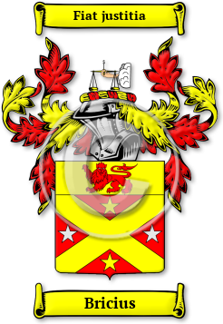 Bricius Family Crest Download (jpg) Legacy Series - 150 DPI