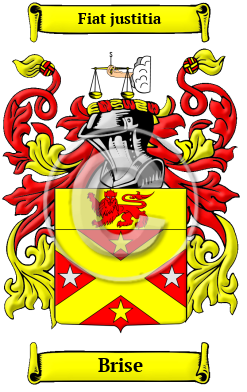 Brise Family Crest/Coat of Arms