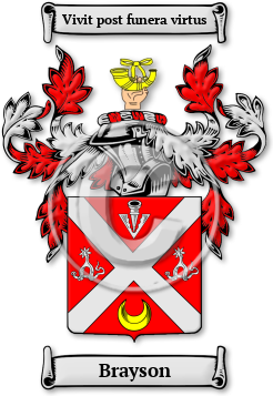 Brayson Family Crest Download (jpg) Legacy Series - 150 DPI