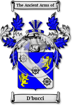 D'bucci Family Crest Download (JPG) Legacy Series - 600 DPI