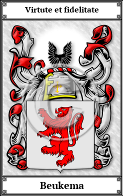 Beukema Family Crest Download (JPG)  Book Plated - 150 DPI