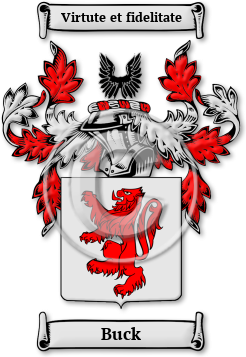 Buck Family Crest Download (JPG) Legacy Series - 600 DPI