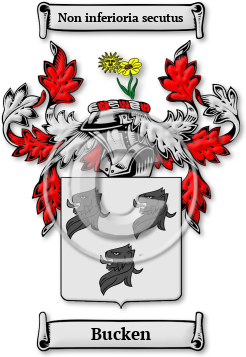 Bucken Family Crest Download (jpg) Legacy Series - 150 DPI