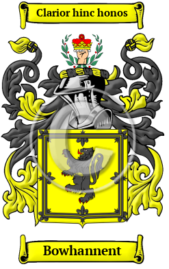 Bowhannent Family Crest/Coat of Arms