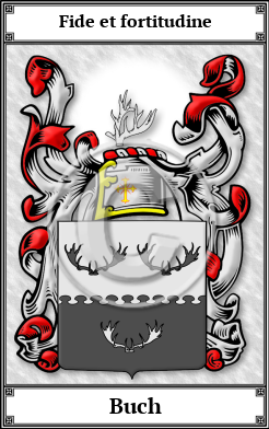 Buch Family Crest Download (JPG)  Book Plated - 150 DPI