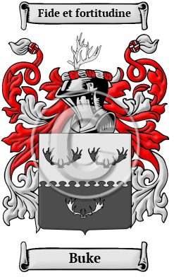 Buke Family Crest/Coat of Arms
