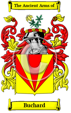 Buchard Family Crest/Coat of Arms