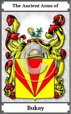 Bukay Family Crest Download (JPG)  Book Plated - 150 DPI