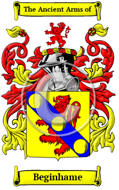 Beginhame Family Crest/Coat of Arms
