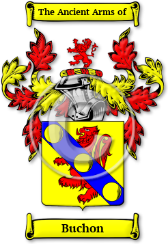 Buchon Family Crest Download (jpg) Legacy Series - 150 DPI