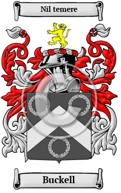 Buckell Family Crest/Coat of Arms