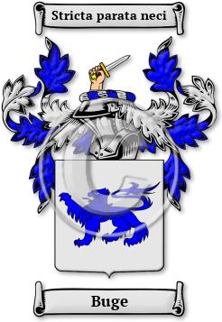 Buge Family Crest Download (jpg) Legacy Series - 150 DPI