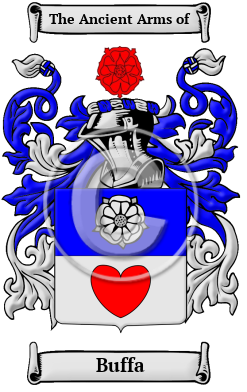 Buffa Family Crest/Coat of Arms