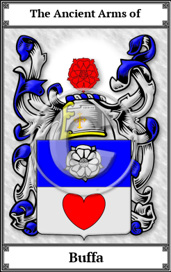 Buffa Family Crest Download (JPG)  Book Plated - 150 DPI