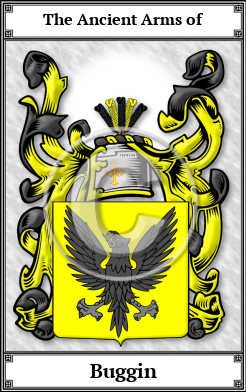 Buggin Family Crest Download (JPG)  Book Plated - 150 DPI