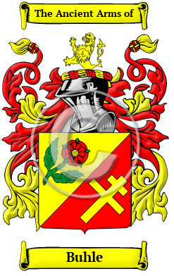 Buhle Family Crest/Coat of Arms