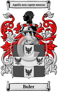 Buler Family Crest/Coat of Arms