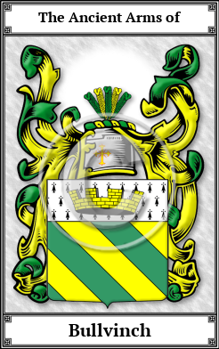 Bullvinch Family Crest Download (JPG)  Book Plated - 150 DPI