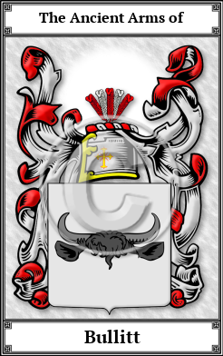 Bullitt Family Crest Download (JPG) Book Plated - 600 DPI