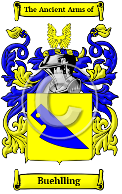 Buehlling Family Crest/Coat of Arms