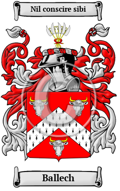 Ballech Family Crest/Coat of Arms